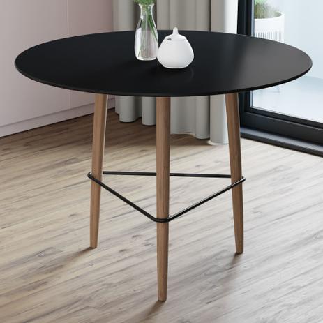 Mesa de Jantar Redonda Gardênia com Pés Palito Cor Preta - IDES é boa?
