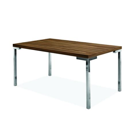 Mesa de Jantar Retangular Isis Aço Nobre Móveis Marrom Menor preço em Mesa de Jantar Retangular Isis Aço Nobre Móveis Marrom