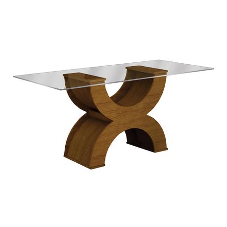 Mesa de Jantar Retangular Olímpia New Imbuia Mel 180 cm - Leifer Menor preço em Mesa de Jantar Retangular Olímpia New Imbuia Mel 180 cm - Leifer