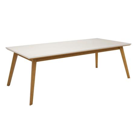 Mesa de Jantar Roma 160cmx90cm Móveis Clement Freijó/Off White Menor preço em Mesa de Jantar Roma 160cmx90cm Móveis Clement Freijó/Off White