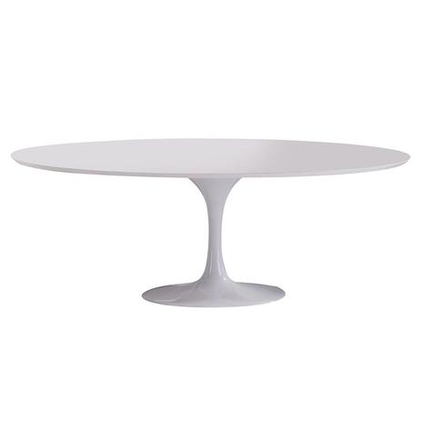 Menor preço em Mesa de Jantar Saarinen Oval Branca - Adm moveis