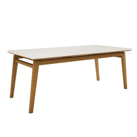 Mesa de Jantar Veneza 160cmx90cm Móveis Clement Freijó/Off White Menor preço em Mesa de Jantar Veneza 160cmx90cm Móveis Clement Freijó/Off White