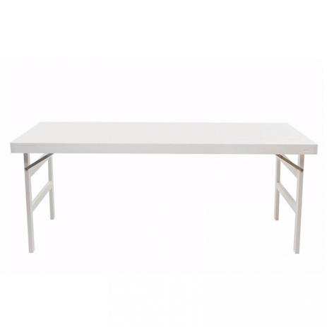 Mesa de Madeira Dobrável Naturalle Tramontina Branco Menor preço em Mesa de Madeira Dobrável Naturalle Tramontina Branco