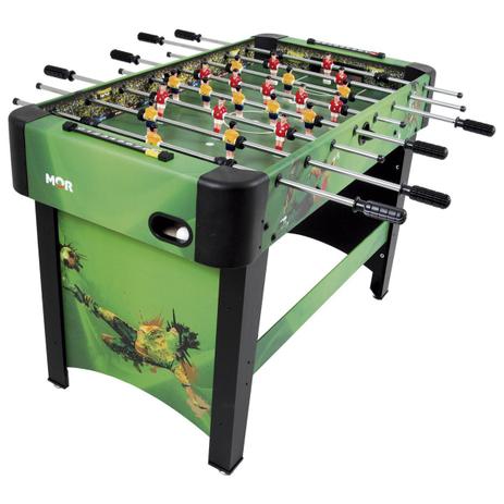 Mesa De Pebolim Totó MDF 22 Jogadores Stadium Mor Menor preço em Mesa De Pebolim Totó MDF 22 Jogadores Stadium Mor