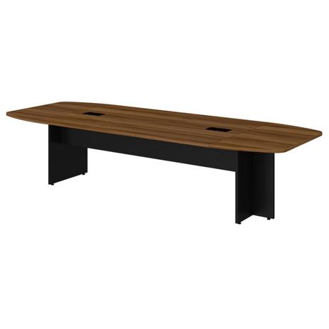 Mesa de Reunião Escritório 40mm - Caixa de Tomadas - 3,20x1,20m - WORKSTART - NOGAL SEVILHA - 22017 - GEBBWORK Menor preço em Mesa de Reunião Escritório 40mm - Caixa de Tomadas - 3,20x1,20m - WORKSTART - NOGAL SEVILHA - 22017 - GEBBWORK