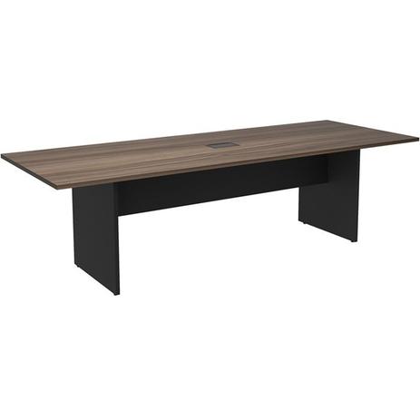 Mesa de Reuniao Para Escritorio MRP252200 Nogal Preto Seara Menor preço em Mesa de Reuniao Para Escritorio MRP252200 Nogal Preto Seara