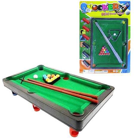 Jogo Mesa Mini Bilhar Sinuca Snooker 51 X 31 Completo em Promoção na  Americanas