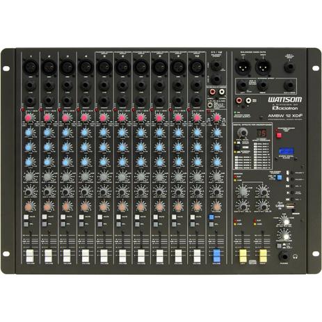 Mesa de Som 12 Canais Com USB AMBW-12 XDF - Ciclotron Menor preço em Mesa de Som 12 Canais Com USB AMBW-12 XDF - Ciclotron