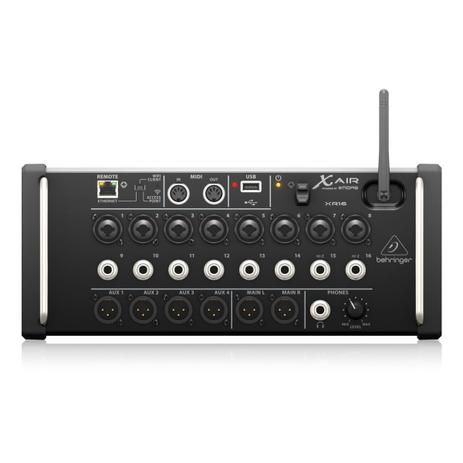 Mesa de Som digital Behringer X-Air XR16 p/ iPad/Android c/ 16 entradas e Gravação USB Menor preço em Mesa de Som digital Behringer X-Air XR16 p/ iPad/Android c/ 16 entradas e Gravação USB
