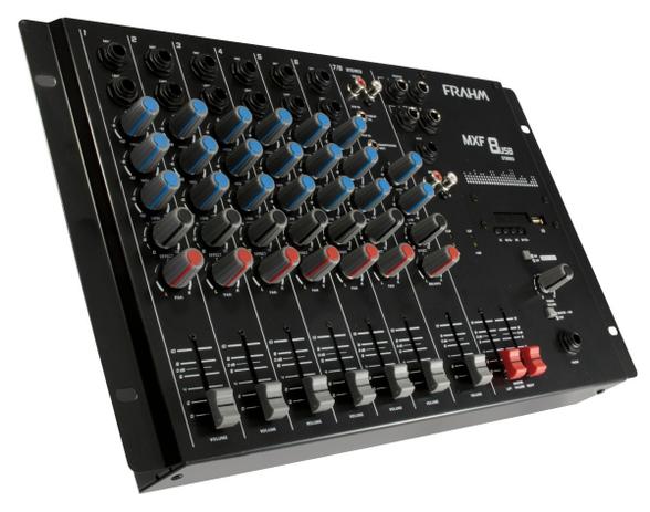 Mesa De Som Mixer 8 Canais Mxf 8 Usb Frahm Menor preço em Mesa De Som Mixer 8 Canais Mxf 8 Usb Frahm