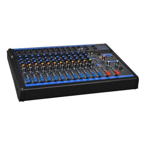 Mesa De Som Oneal OMX-12 de 12 Canais com USB 6 XLR + 6 P10 Menor preço em Mesa De Som Oneal OMX-12 de 12 Canais com USB 6 XLR + 6 P10