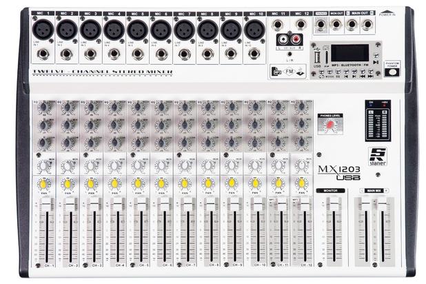 Mesa de Som Staner MX 1203 USB Menor preço em Mesa de Som Staner MX 1203 USB