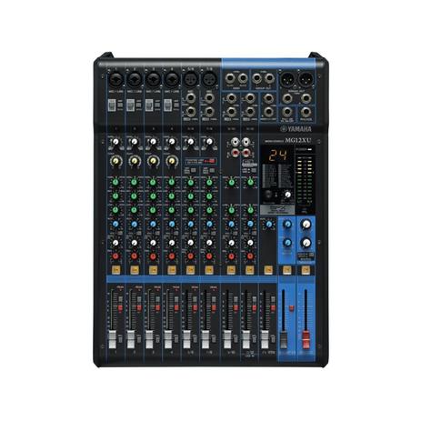 Mesa de Som Yamaha MG12XU com 12 Entradas - Gravação e Reprodução em 24-bit Menor preço em Mesa de Som Yamaha MG12XU com 12 Entradas - Gravação e Reprodução em 24-bit
