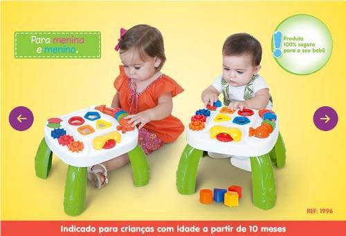 Mesa Didática Play Time Cotiplás 1996 Menor preço em Mesa Didática Play Time Cotiplás 1996