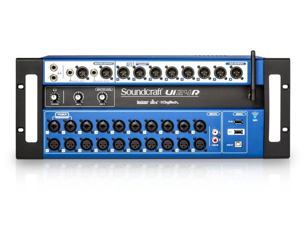Mesa digital - 24 canais, Wi-Fi e Interface USB Soundcraft UI24R Menor preço em Mesa digital - 24 canais, Wi-Fi e Interface USB Soundcraft UI24R