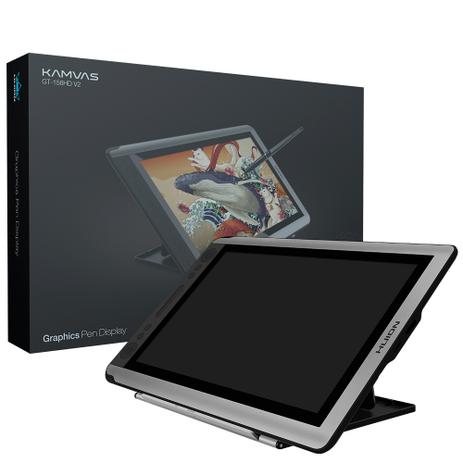 Mesa Digitalizadora Huion Kamvas GT-156HD V2 Tela 15.6” 8192 Pontos de Pressão 4 Express Keys Menor preço em Mesa Digitalizadora Huion Kamvas GT-156HD V2 Tela 15.6” 8192 Pontos de Pressão 4 Express Keys