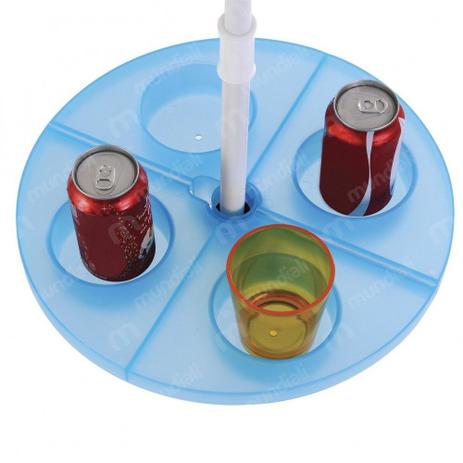 Mesa Dobravel para Guarda Sol Praia em Plastico Azul Mor Menor preço em Mesa Dobravel para Guarda Sol Praia em Plastico Azul Mor