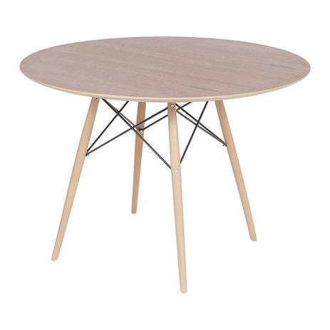 Mesa Eames Eiffel DSW Redonda 100cm Freijó - Or design Menor preço em Mesa Eames Eiffel DSW Redonda 100cm Freijó - Or design