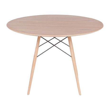 Mesa Eames Redonda 90cm Freijó - Or Design Menor preço em Mesa Eames Redonda 90cm Freijó - Or Design