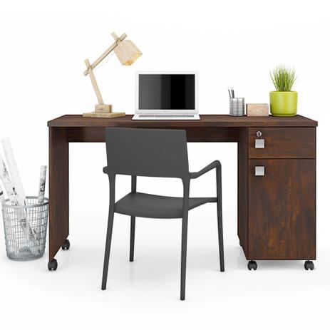 Mesa Escrivaninha Computador Malta Gaveta Com Chave Noce - Lukaliam Menor preço em Mesa Escrivaninha Computador Malta Gaveta Com Chave Noce - Lukaliam