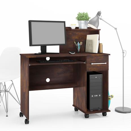 Mesa Escrivaninha Computador Studio Com Gaveta Noce - Lukaliam Menor preço em Mesa Escrivaninha Computador Studio Com Gaveta Noce - Lukaliam