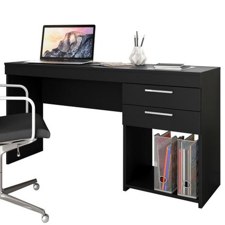 Mesa Escrivaninha Office 2 Gavetas Preto Notável Móveis é boa?