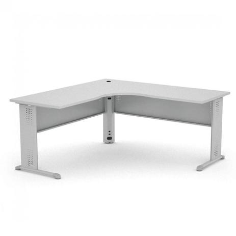 Mesa Estação de Trabalho em L 1250 Arena Pandin Móveis Cinza é boa?