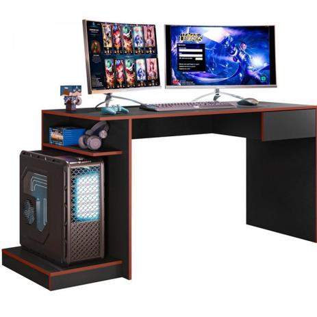 Mesa Gamer Rubi 1 Gaveta Mobler Menor preço em Mesa Gamer Rubi 1 Gaveta Mobler