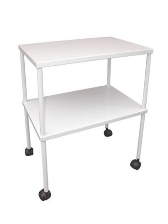 Mesa Hospitalar Auxiliar 40x60 com Rodízio - Metalic Menor preço em Mesa Hospitalar Auxiliar 40x60 com Rodízio - Metalic
