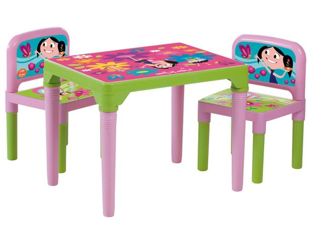Mesa Infantil O Show da Luna Multibrink - 2 Cadeiras