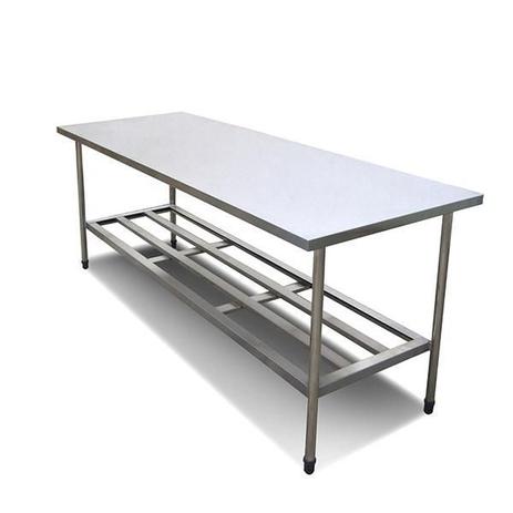 Mesa Inox 100 150x65 Com Grade Inferior Gastromixx Menor preço em Mesa Inox 100 150x65 Com Grade Inferior Gastromixx