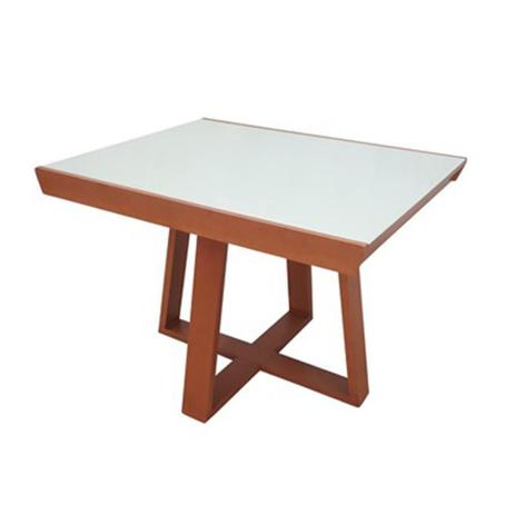 MESA JANTAR DIANA 90x110 CINAM/OFF WHITE - ETNA Menor preço em MESA JANTAR DIANA 90x110 CINAM/OFF WHITE - ETNA