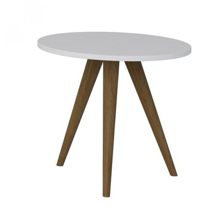 Mesa Lateral 41,5cm Retrô Be Mobiliário Branco Menor preço em Mesa Lateral 41,5cm Retrô Be Mobiliário Branco
