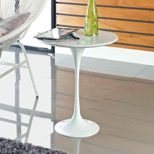 Mesa Lateral Baixa Saarinen Marmore Carrara 52x41 - Decorafast Menor preço em Mesa Lateral Baixa Saarinen Marmore Carrara 52x41 - Decorafast