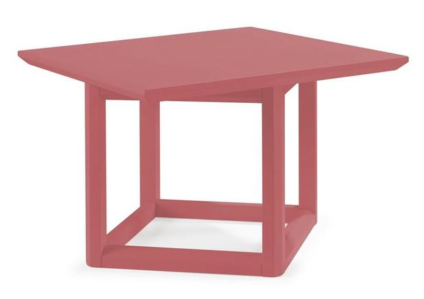 Mesa Lateral Baixa Square Rosa New - Máxima Menor preço em Mesa Lateral Baixa Square Rosa New - Máxima