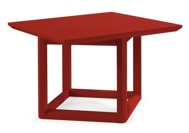 Mesa Lateral Baixa Square Vermelho - Máxima Menor preço em Mesa Lateral Baixa Square Vermelho - Máxima