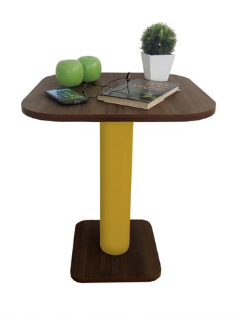 Mesa Lateral de Apoio Cabeceira Criado Mudo Sala Estar Dormitório - Amarelo - Formalivre Menor preço em Mesa Lateral de Apoio Cabeceira Criado Mudo Sala Estar Dormitório - Amarelo - Formalivre
