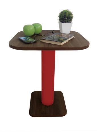 Mesa Lateral de Apoio Cabeceira Criado Mudo Sala Estar Dormitório - Vermelho - Formalivre Menor preço em Mesa Lateral de Apoio Cabeceira Criado Mudo Sala Estar Dormitório - Vermelho - Formalivre