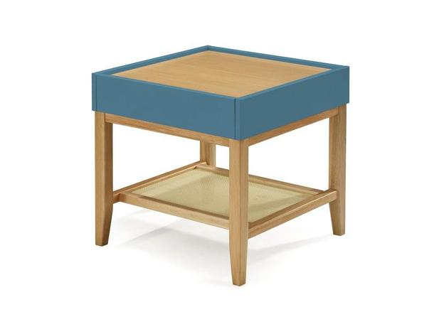 Mesa Lateral Duo Natural e Azul - Máxima é boa?