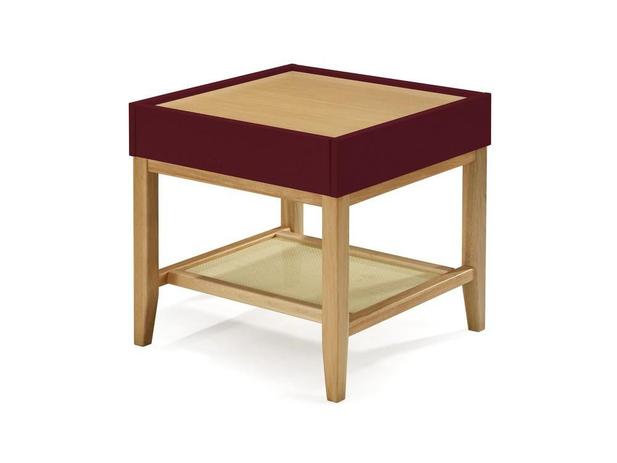 Mesa Lateral Duo Natural e Bordo - Máxima Menor preço em Mesa Lateral Duo Natural e Bordo - Máxima