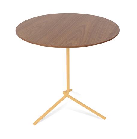 Menor preço em Mesa Lateral Flip 40x63cm Tabaco/ Bege - Allstate