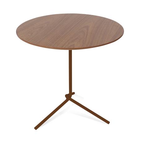 Menor preço em Mesa Lateral Flip 40x63cm Tabaco/ Marrom - Allstate