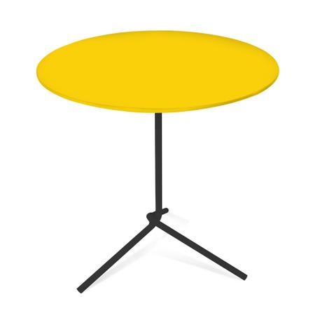 Mesa Lateral Flip Color 40x53cm Amarelo - Allstate Menor preço em Mesa Lateral Flip Color 40x53cm Amarelo - Allstate