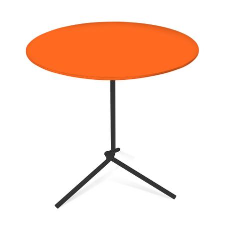 Mesa Lateral Flip Color 50x63cm pé Pto/Laranja - Allstate é boa?