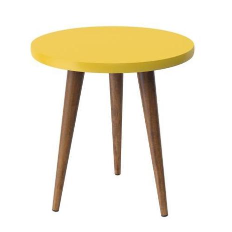 Menor preço em Mesa Lateral Legs - Amarelo - Patrimar Móveis - Rpm móveis
