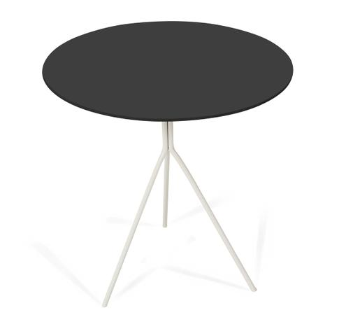 Mesa Lateral Melissa Color (40x53h) Pé Bco/Preto - Allstate Menor preço em Mesa Lateral Melissa Color (40x53h) Pé Bco/Preto - Allstate