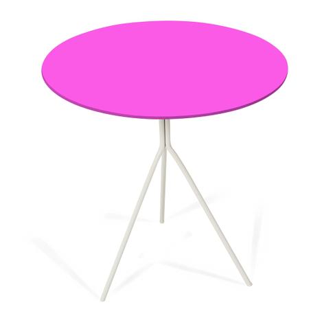 Mesa Lateral Melissa Color (40x63h) Pé Bco/Lilas - Allstate Menor preço em Mesa Lateral Melissa Color (40x63h) Pé Bco/Lilas - Allstate
