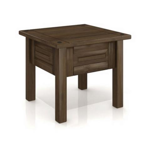 Mesa Lateral MPO Imperial Imbuia Fosco Madeira Maciça Menor preço em Mesa Lateral MPO Imperial Imbuia Fosco Madeira Maciça