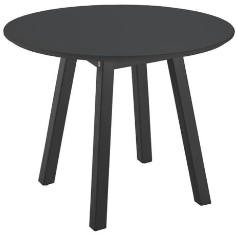 Mesa lateral oval alta preta - Tramontina Menor preço em Mesa lateral oval alta preta - Tramontina