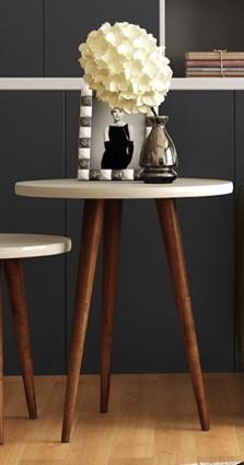 Mesa Lateral Patrimar Legs Alta Off White - Móveis patrimar Menor preço em Mesa Lateral Patrimar Legs Alta Off White - Móveis patrimar